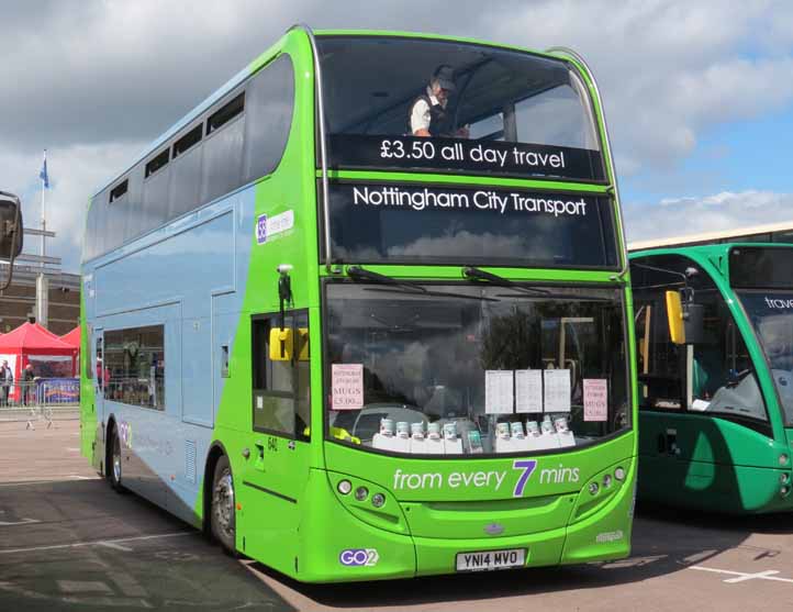 Nottingham Scania N230UD ADL Enviro400 640